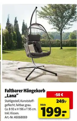 Hagebau Faltbarer hängekorb lana Angebot
