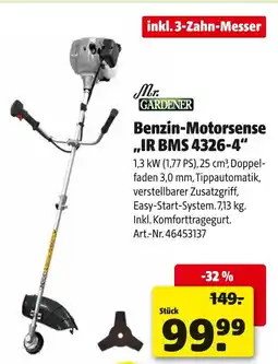 Hagebau Mr. gardener benzin-motorsense ir bms 4326-4 Angebot