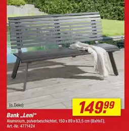 toom Baumarkt Bank 'leni' Angebot