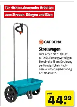 Hagebau Gardena streuwagen Angebot