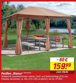 toom Baumarkt Pavillon bianca Angebot