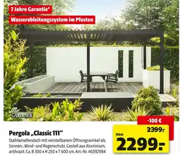 Hagebau Mr. gardener pergola classic 111 Angebot