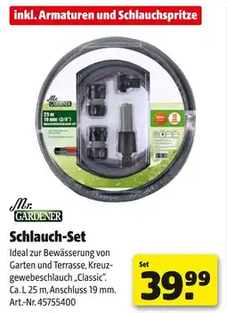 Hagebau Mr. gardener schlauch-set Angebot