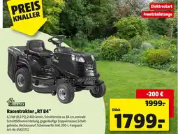 Hagebau Mr. gardener rasentraktor rt 84 Angebot