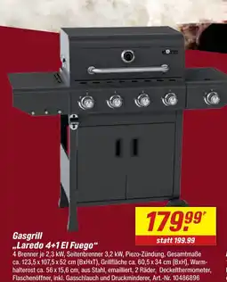 toom Baumarkt El fuego gasgrill laredo 4+1 Angebot