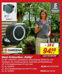 toom Baumarkt Gardena wand-schlauchbox rollup s Angebot