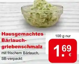 CAP Markt Hausgemachtes Bärlauchgriebenschmalz Angebot
