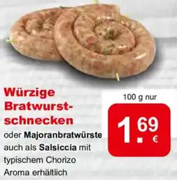 CAP Markt Würzige Bratwurstschnecken Angebot