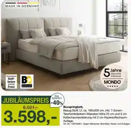 Möbel Inhofer MONDO Boxspringbett Angebot