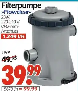 Wreesmann Flowclear filterpumpe Angebot