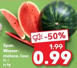 Kaufland Span. Wassermelone, lose Angebot