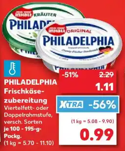 Kaufland PHILADELPHIA Frischkäsezubereitung Angebot