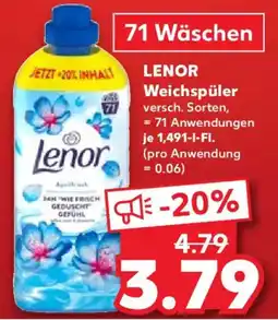 Kaufland LENOR Weichspüler Angebot