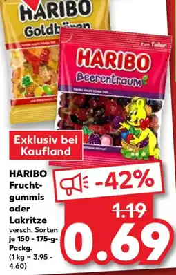 Kaufland HARIBO Fruchtgummis oder Lakritze Angebot
