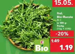 Kaufland Ital. Bio-Rucola Angebot