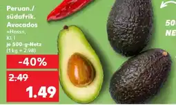 Kaufland Peruan./ südafrik. Avocados Angebot