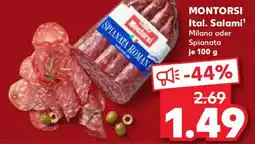 Kaufland MONTORSI Ital. Salami Angebot