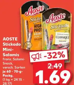 Kaufland AOSTE Stickado Mini Salamis Angebot