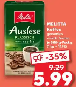 Kaufland Melitta Kaffee Angebot