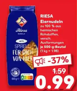 Kaufland RIESA Eiernudeln Angebot