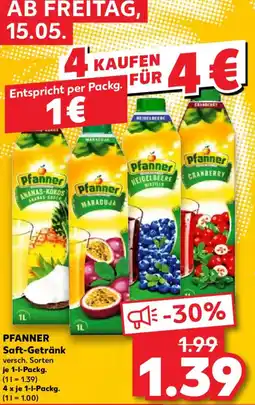 Kaufland PFANNER Saft-Getränk Angebot