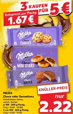 Kaufland MILKA Choco oder Sensations Angebot