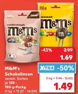 Kaufland M&M's Schokolinsen Angebot