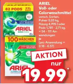 Kaufland ARIEL Voll- oder Colorwaschmittel Angebot