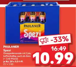 Kaufland PAULANER Spezi Angebot