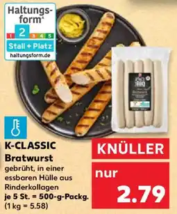 Kaufland K-CLASSIC Bratwurst Angebot