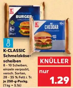 Kaufland K-CLASSIC Schmelzkäsescheiben Angebot