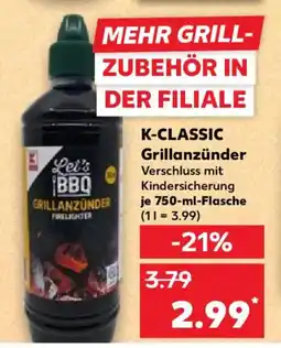 Kaufland K-CLASSIC Grillanzünder Angebot