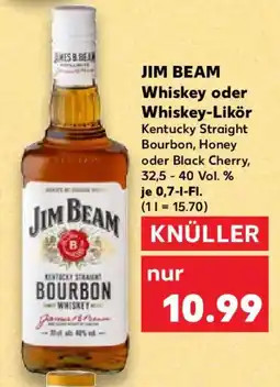 Kaufland JIM BEAM Whiskey oder Whiskey-Likör Angebot