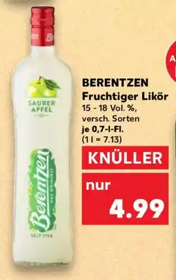 Kaufland BERENTZEN Fruchtiger Likör Angebot
