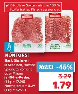Kaufland Montorsi Ital. Salami Angebot