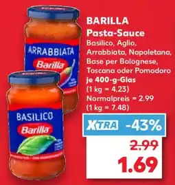 Kaufland BARILLA Pasta-Sauce Angebot