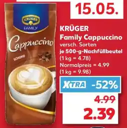 Kaufland Kruger family cappuccino Angebot