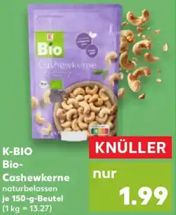 Kaufland K-BIO Bio Cashewkerne Angebot