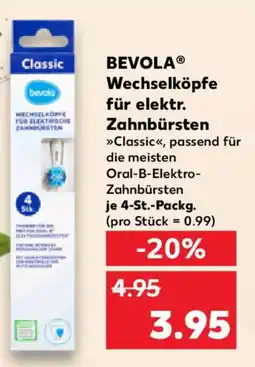 Kaufland Bevola wechselköpfe für elektr. zahnbürsten Angebot