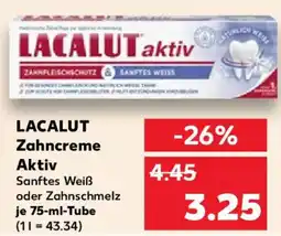 Kaufland LACALUT Zahncreme Aktiv Angebot