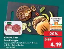 Kaufland K-PURLAND Steakburger Angebot