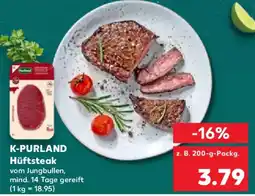 Kaufland K-PURLAND Hüftsteak Angebot