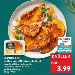 Kaufland K-PURLAND Hähnchen-Minutenschnitzel Angebot
