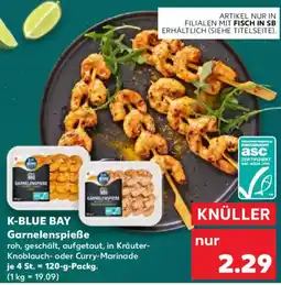Kaufland K-BLUE BAY Garnelenspieße Angebot