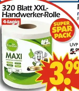 Wreesmann 320 blatt xxl-handwerker-rolle Angebot