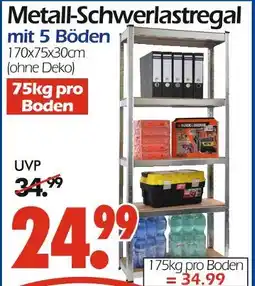 Wreesmann Metall-schwerlastregal 75kg pro boden Angebot