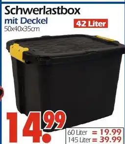 Wreesmann Schwerlastbox mit deckel 42 liter Angebot