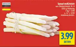 diska Spargel weiß/violett Angebot