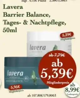 LPG Biomarkt Lavera Barrier Balance, Tages- & Nachtpflege, Angebot