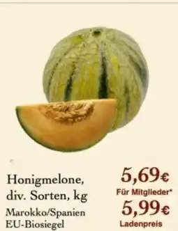 LPG Biomarkt Honigmelone, Angebot